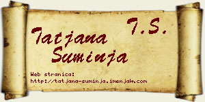Tatjana Suminja vizit kartica